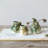 Green Organic Shaped Vases