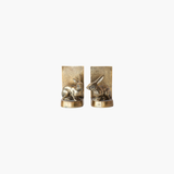 Antique Gold Rabbit Bookends