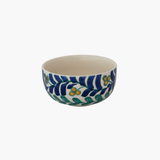Hand-Painted Bowl with Vines