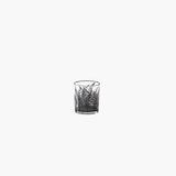 Clear Glass Containers w/Black Ferns