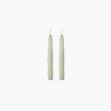 Cream Drip Taper LED 8"