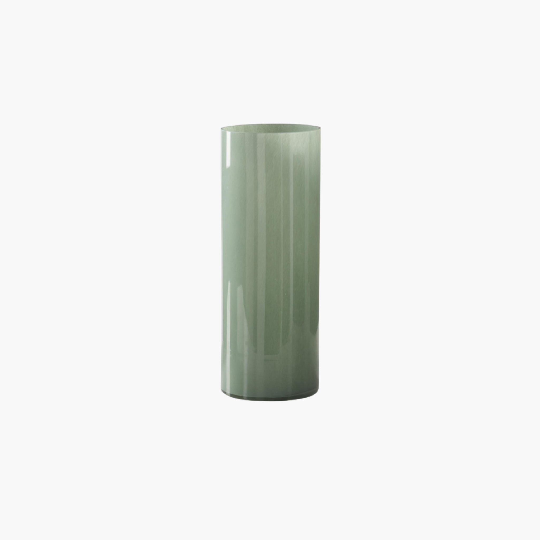 Green Glass Vase