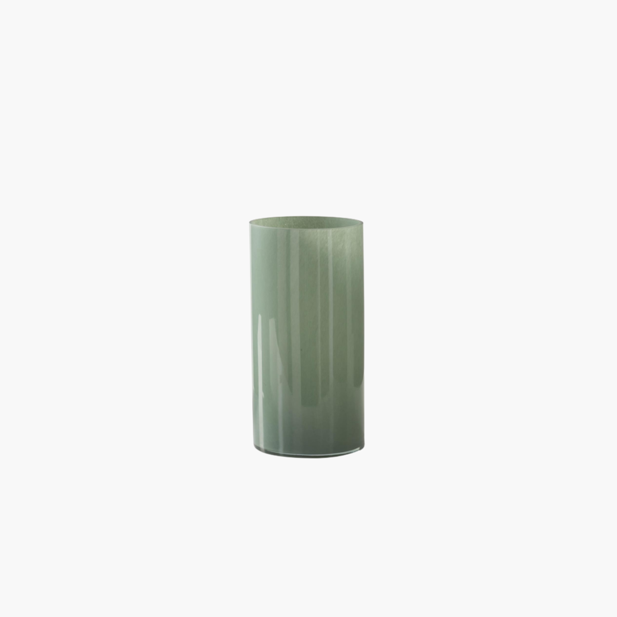 Green Glass Vase