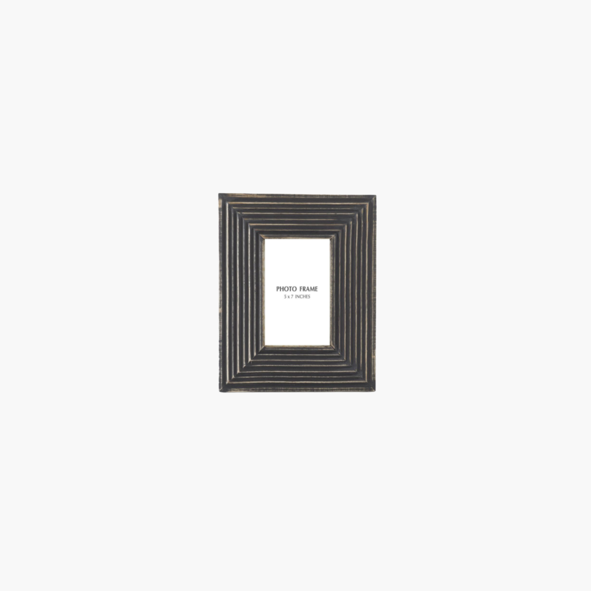 Carved Black Wood Frames