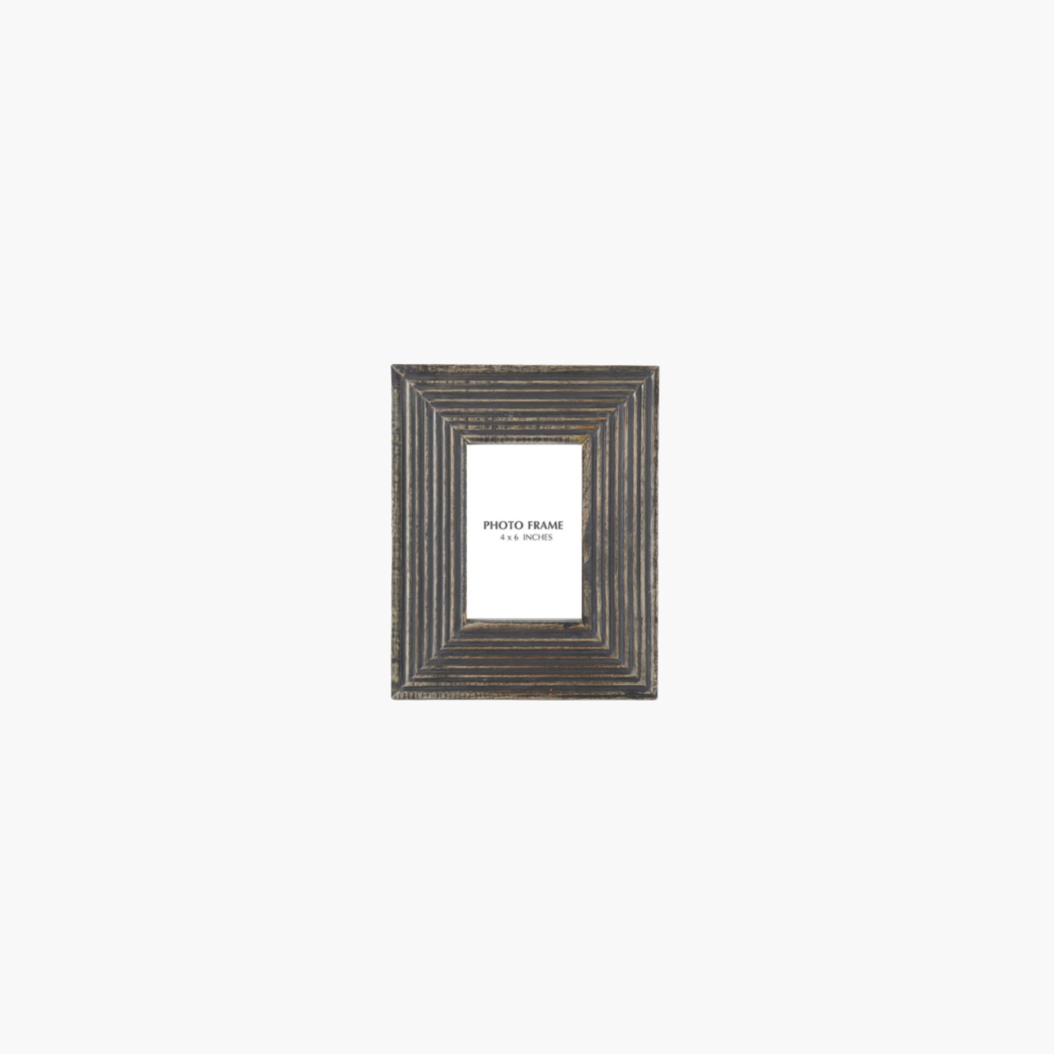 Carved Black Wood Frames