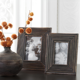 Carved Black Wood Frames