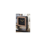 Black Metal & Wood Clock