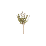Cream Bud Stem w/Eva Foliage