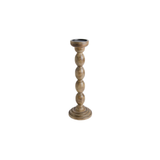 Wood Spindle Candleholders