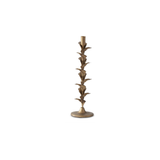 Gold Metal Floral Petal Taperholders