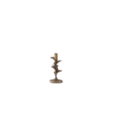 Gold Metal Floral Petal Taperholders