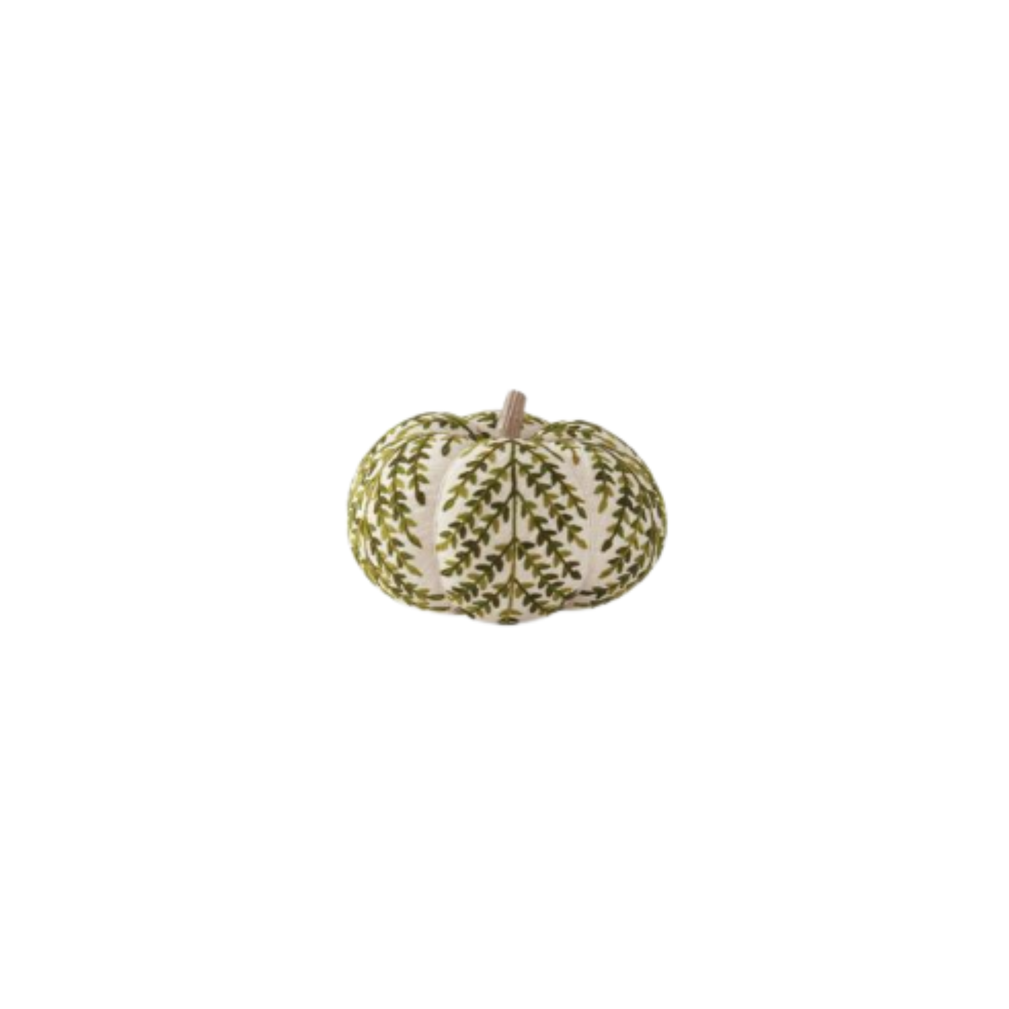 Cream + Green Knit Pumpkins