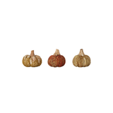 Chenille & Mango Wood Pumpkin