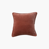 Dusty Coral Velvet Pillow