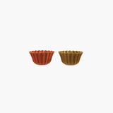 Mustard Pleated Scalloped Bowl