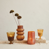 Frosted Brown Vase