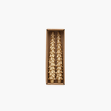 10" Gold Xmas Tree Taper