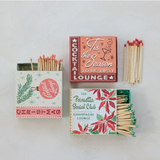 Cocktail Lounge Embossed Matchbox