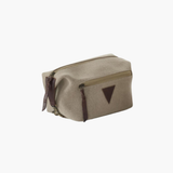 Canvas+Leather Toiletry Bag