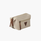 Canvas+Leather Toiletry Bag
