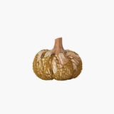 Chenille & Mango Wood Pumpkin