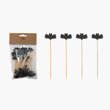 Bat Shaped Bamboo Picks