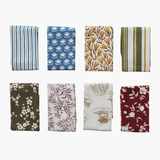 Yellow + Green Striped Tea Towel
