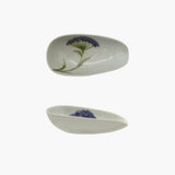 Hand-Painted Floral Dish/Spoon Holder