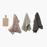 Tea Towels + Mango Wood Cheese Board