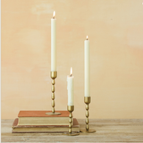 Antique Brass Taper Holders
