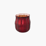 Red Textured Mercury Glass Tealight Holder