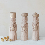 Hand-Carved Wood Wise Men