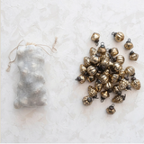 Antique Gold Mercury Glass Ornaments