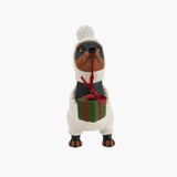 Holiday Dachshund in Sweater
