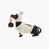 Holiday Dachshund in Sweater