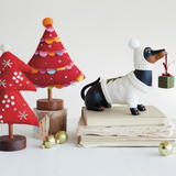 Holiday Dachshund in Sweater