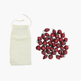 Dark Red Mercury Glass Ornaments