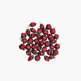 Dark Red Mercury Glass Ornaments