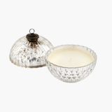 Silver Mercury Ornament Candle