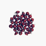 Dark Red Mercury Glass Ornaments