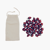 Dark Red Mercury Glass Ornaments