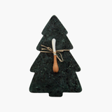 Green Marble Tree Shaped Board