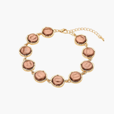 Brown + Gold Pearl Bracelet