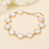 Pearl + Gold Pearl Bracelet