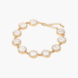 Pearl + Gold Pearl Bracelet