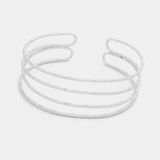 Silver Layered Cuff Bracelets