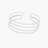 Silver Layered Cuff Bracelets