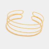 Gold Layered Cuff Bracelets