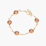 Topaz + Gold Link Bracelet