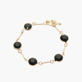 Black + Gold Link Bracelet